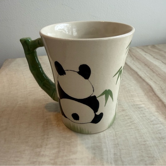 Pier One Imports Panda Bamboo Ceramic Mug - Picture 4 of 8
